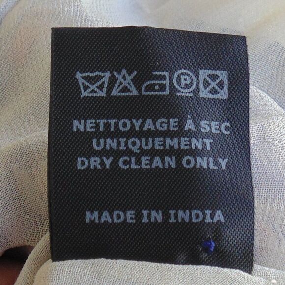 ISABEL MARANT ETOILE Shirt Dress, 38/6, Silk, Ikat print, Long sleeves, Purple - Picture 14 of 14